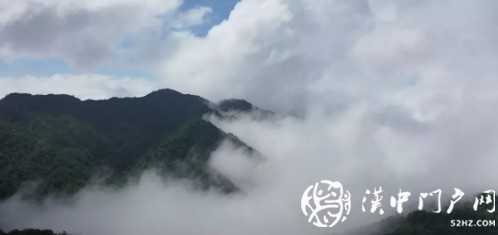 漢中出現(xiàn)了難得一見的云海景觀，仙氣十足