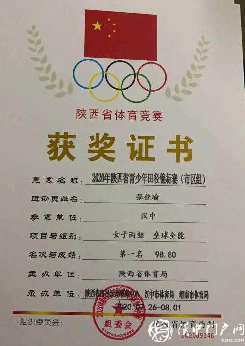 優秀！漢中這些少年，獲獎了！