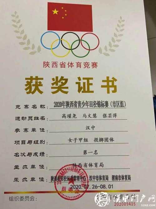 優秀！漢中這些少年，獲獎了！