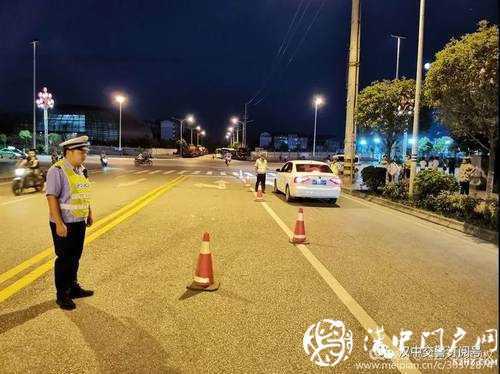 嚴查！夏季夜間交通違法行為，勉縣交警在行動