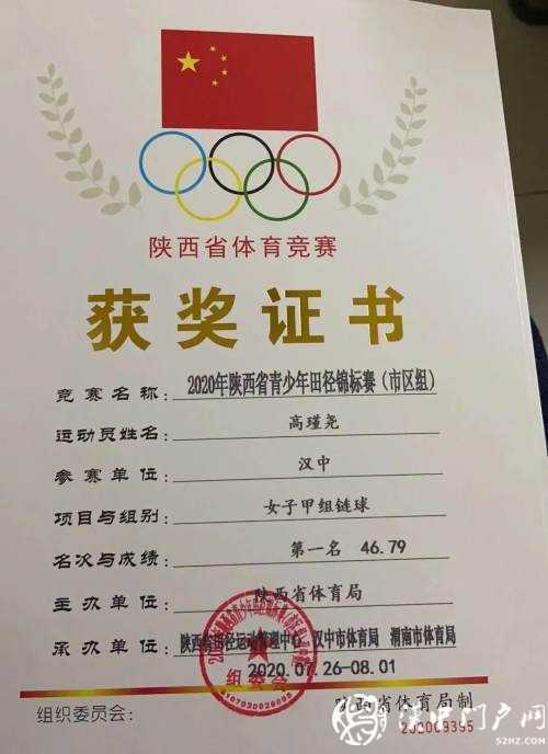 優秀！漢中這些少年，獲獎了！