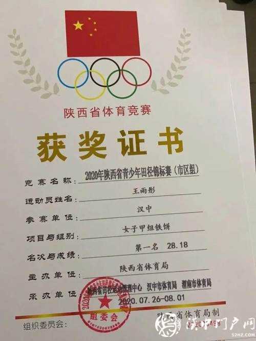 優秀！漢中這些少年，獲獎了！