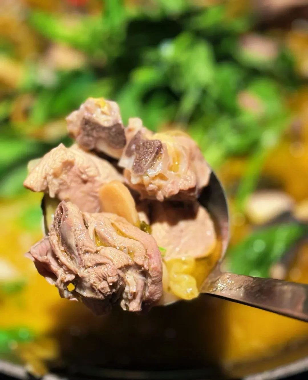 跟著非遺美食游南鄭：酸辣鮮香、肉嫩湯美的泡姜雞。